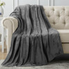 Utopia Bedding Fleece Blanket Throw Size Grey 300GSM Luxury AntiStatic Fuzzy Soft Microfiber Blanket for Couch Sofa and