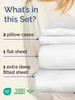 Extra Deep Pocket Queen Sheet Set 4 Piece Breathable Cooling Bed Sheets Hotel Luxury Sheet Set Ultra Soft Wrinkle Free C