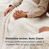 Bedsure GentleSoft Cozy Throw Blanket for Couch Soft Boho Blankets for Women Fuzzy Fleece Comfort Throw Spring Boho Home