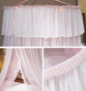 VETHIN Bed Canopy Princess for GirlsBed Canopy Curtain Double Layer Sheer Mesh Dome Bed Curtain Round Lace Princess Mosq