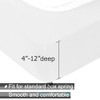 Box Spring Cover Queen Size Jersey Knit Stretchy Wrap Around 4 Sides Bed Skirt for Hotel Home QueenQueen XL White