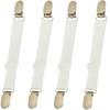 BBDOU Bed Sheet Clips Straps Sheet Holder Mattress Clips 4 Pcs Adjustable Elastic Bed Sheet Grippers Straps Suspender Fa