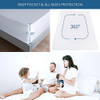 Moonsea Queen Size Mattress Protector WaterproofMattress Cover Protector Smooth Top Mattress Protector for Kids Breathab