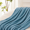 Exclusivo Mezcla Fleece Throw Blanket Extra Large Super Soft and Warm Blankets for Couch Sofa and Bed Waffle Textured Co