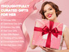 Birthday and Get Well Gifts for Women Relaxing Spa Care Package With Luxury Flannel Blanket LightUp Rose Flower Unique S