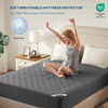 2 Pack Waterproof Mattress Protector Queen Size Mattress Pad Noiseless with Deep Pocket 618 Depth Soft Breathable DirtPr