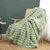 Cozy Bliss Faux Fur Throw Blanket for Couch Cozy Warm Plush Striped Blanket for Sofa Bedroom Living Room 50 60 Inches Sa