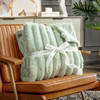 Cozy Bliss Faux Fur Throw Blanket for Couch Cozy Warm Plush Striped Blanket for Sofa Bedroom Living Room 50 60 Inches Sa