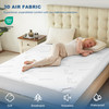 BEDLORE Full Size Waterproof Mattress Protector Viscose Derived from Bamboo Soft Mattress Cover Fitted with Deep Pocket