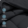 Bare Home Duvet Insert Comforter Queen Size Goose Down Alternative UltraSoft Premium 1800 Series All Season Warmth Beddi