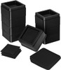Utopia Bedding Bed Risers 2 Inch Pack of 8 Adjustable Furniture Risers 2 4 inch Anti Slip Foam Rubber Pad Stackable Bed