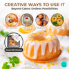 OCreme Bakeable Plastic Mini Cake Pan Baking Pan With NonStick Silicone Reusable Mold For Baking and Much More 25 QTY Pa