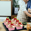 Cupcake Liners with Lids 50 PackLNYZQUS 5oz Large Foil Cupcake Cups Muffin TinsDisposable Baking Cups Muffin Liners Wrap