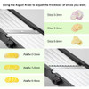 VEKAYA Mandoline Slicer for Kitchen Stainless Steel Professional Vegetable Slicer with Adjustable Thickness Ultra Sharp
