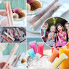 160 Disposable Ice Popsicle Mold Bags BPA Free Freezer Tubes With Zip Seals For Healthy Snacks Yogurt Sticks Juice Fruit