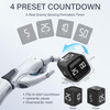Rotating Pomodoro Timer 5 25 10 50 Minutes Preset Desk Productivity Flip Timer ADHD Tool Cube Countdown Stopwatch Vibrat