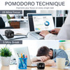 Rotating Pomodoro Timer 5 25 10 50 Minutes Preset Desk Productivity Flip Timer ADHD Tool Cube Countdown Stopwatch Vibrat