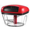 Manual Food Processor Vegetable Cutter Geedel Pull Chopper with String Food Chopper Vegetable Cutter for Veggies Fruits