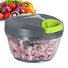 Ourokhome Manual Food Processor Vegetable Chopper Portable Hand Pull String Garlic Mincer Onion Cutter for Veggies Ginge