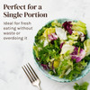 Cooler Kitchen 25 Qt Small Salad Spinner Mini Salad Spinner and Dryer With Measuring Cup Bowl Best Lettuce Spinners Sing