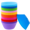 54 Pack Silicone Muffin Cups Selizo Silicone Cupcake Baking Cups Reusable Muffin Liners Cupcake Wrapper Cups Holders for