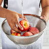 Juvale Stainless Steel Fine Mesh Strainer Durable RustResistant Mesh Colander Ergonomic Handle Rice Colander UltraFine F