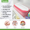 Tovolo Ice Cream Containers for Homemade Ice Cream Flamingo Pink Glide A Scoop Ice Cream Tub for Reusable Ice Cream 15 Q