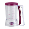 CHuangQi Cake Batter Dispenser for Pancake Cupcake Waffles Perfect Baking Tool with Measuring Label