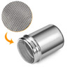 Accmor 1 Pack Powdered Sugar Shaker Duster Cinnamon Shaker Flour Sifter Fine Mesh Stainless Steel Dredge for Baking Soda