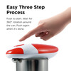 Kitchen Mama Auto 20 Electric Can Opener Blade Opens Almost Any Can Pop or Soda Can Automatic Hands Free Safe Smooth Edg