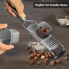 Vovoly 4Pcs Pro Set Zester Grater Set Cheese Grater with RazorSharp Stainless Steel Blade FineCoarseExtra CoarseSlider A