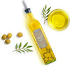 EHOMEA2Z Italian Glass Olive Oil Dispenser Bottle 16 Oz Oil and Vinegar Cruet with Stainless Steel Spout for Kitchen Sli
