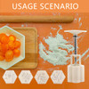 Cute Shaped DIY Mooncake MoldsMooncake Mold Thickness AdjustableHand Press Cookie Dessert stamp Pastry Decoration Tool 4