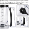 FUNGYAND Pancake Batter Dispenser 4Cup Set with Muffin Rings Spatula Ideal for Pancakes Cupcakes Waffles and Muffins Eas