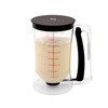 STIRLEX Pancake Batter Dispenser Baking Tool for Cupcakes Crepes Waffles Muffins Funnel Cake Griddle Breakfast Accessory
