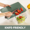 THETCHRY Plastic Cutting Board Set of 3Cutting Boards for Kitchen BPA Free LargeSmall Chopping Boards NonSlip for Cookin
