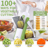 ONCE FOR ALL Safe Mandoline Slicer Multi Vegetable Chopper Potato Slicer for Kitchen 4 Modes 100 Presets Adjustable Thic