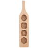 Wooden Mooncake Mold 4 Flower Shape Handmade Baking Mooncake Bun Mold for DIY Muffin Moon Pies Mooncake Cookies Mung Bea