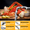 Crab Crackers and Tools 16 Pieces Lobster Crackers Crab Crackers Sets Seafood Tools Set Nut Crackers Tools