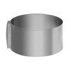 KINJOEK 612 Inch Cake Mold Ring Retractable Stainless Steel Adjustable Round Mousse Cake Ring Milk Bar Mold Cake DIY Bak