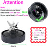 Upgrade Replacement 6Fins Female Blender Blade Parts Compatible with Ninja Auto iQ Blenders 4Inch Female Fins ONLY