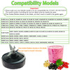 7 Fins Blender Blade Compatible with Ninja BN401 BN751 BN801 BL48030 Ninja Blender Replacement Parts for Auto iQ BL68230