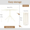 Ourokhome Collapsible Pasta Drying Rack Plastic Foldable Homemade Fresh Spaghetti Stand Dryer Noodle Hanger for Kitchen