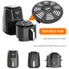 GWY Air fryer Replacement Tray for Ninja Air Fryer AF101 4 QT AF161 Max XL AF150 XL 55 Quart 82 Round Food Grade Air Fry