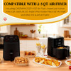 BYKITCHEN Small Air Fryer Disposable Paper Liners for 2 to 5QT Airfryer Mini Air Fryer Parchment Paper Liners Compatible