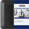 FEATOL Anti Fatigue Mat for Standing 910 Extra Thick Ergonomic Standing Desk Mat Comfort Durable Memory Foam Standing Ma