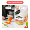 Fullstar Allin1 Vegetable Chopper and Mandoline Slicer for Kitchen Cheese Grater French Fry Cutter Cheese Slicer Bonus H