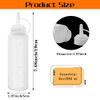 12 Pack 8 oz Plastic Squeeze Bottles Multipurpose Squirt Bottles for KetchupCondimentsBBQ SauceDressingBarbecueGrillingC
