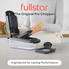 Fullstar The Original Pro Chopper Vegetable Chopper and Spiralizer Food Chopper with Container Fruit Slicer Kitchen Gadg
