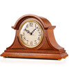 AYRELY Grandfather Mantel Clock with HourQuarterHour Chime Elegant Wooden Frame Table Clocks Battery Operated Desk Shelf